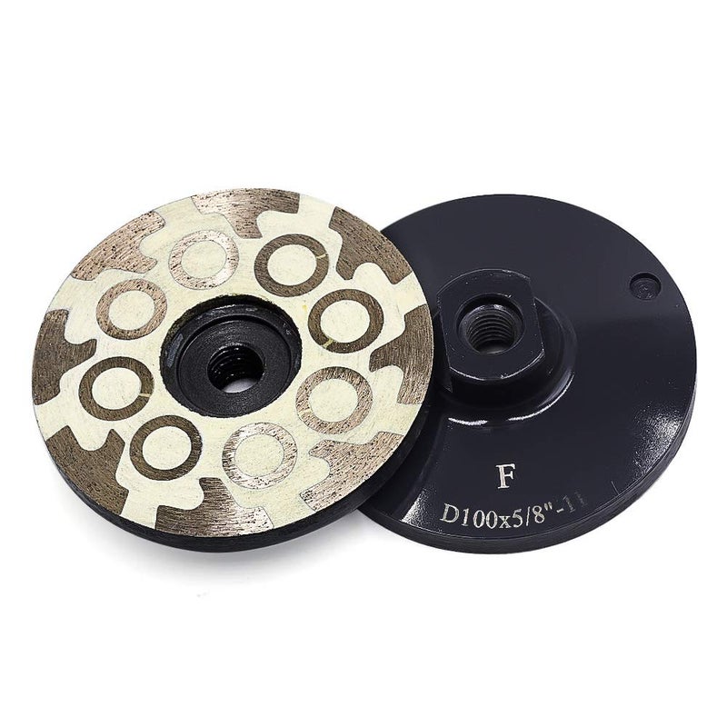 YIJING 4" Diamond Cup Wheel Resin Diamond Grinding Cup Wheel Fine Grit with Thread 5/8â€œ-11 for Grinding Stone Concrete and Tiles - Image 3